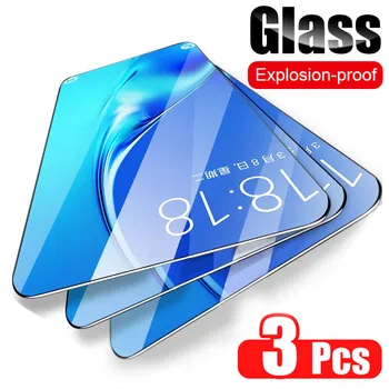 3Pcs Grūdintas Stiklas Samsung A9 2018 A5 A7 j3 skyrius J5 J7 Screen Protector For Samsung Galaxy A6 A7 A8 J4 J6 Plius 2018 Apsaugoti Plėvele