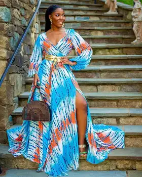 Be Diržo Afrikos Ilgos Suknelės Moterims 2020 M. Afrikos Drabužius Afrikos Suknelė Dashiki Ponios Drabužiai Ankara Afrikos Suknelė
