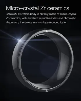 Jakcom R4 Protingas Žiedo vandeniui atsparus dulkėms rudenį-pagrįsti NFC Electronics Mobile 