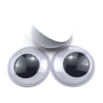 450pcs 3D Lėlės Akys Reikmenys, Plastikiniai Iškamšos Akis 
