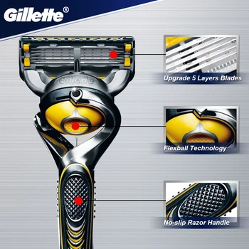 Gillette Fusion5 Proglide Proshield Skutimosi Mašina Barzdaskutė Savininko Vadovas Skustuvas Su Keičiamomis Geležtėmis Kasetės Vyrams