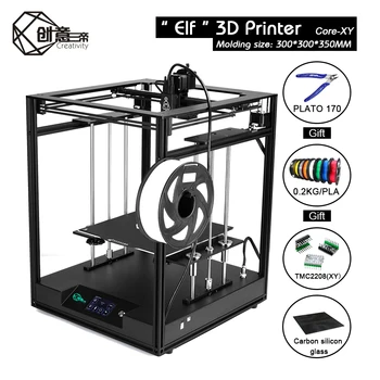 Kūrybiškumo 3d spausdintuvo Rinkinys ELF CoreXY 3d spausdintuvas 