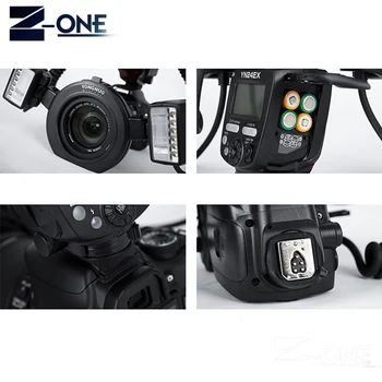 Yongnuo YN24EX E TTL Makro, Blykstė Speedlite Canon EOS 1Dx 5D3 6D 7D 70D 80D Kameros su 2vnt Flash Galvos + 4pcs Adapterio Žiedus