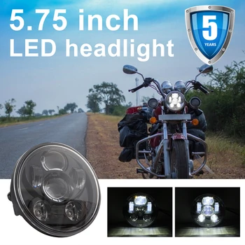 5.75 colių Turas Motociklo LED Žibintų Lempos 
