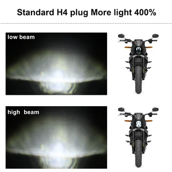 5.75 colių Turas Motociklo LED Žibintų Lempos 