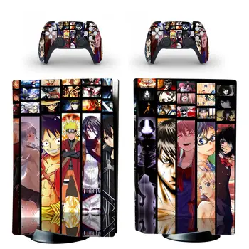 Anime PS5 Standartinio Disko Leidimas Odos Lipdukas, Decal Padengti 5 PlayStation Konsolės ir 2 Kontroleriai PS5 Odos, Vinilo Įklijos