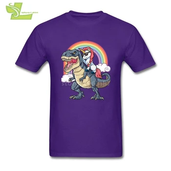 Vienaragis Jojimo Dinozaurų Vaivorykštė Juokingas Cool T Marškiniai Vyrams, O Kaklo Trumpomis Rankovėmis T-Shirt Humoro Dizaino Marškinėliai