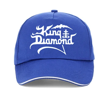 Geros Kokybės bžūp Mados Prekės ženklo Spausdinti Beisbolo kepuraitę King Diamond band skrybėlę, rock, hip-hop Vyrai moterys reguliuojamas snapback skrybėlės kaulų