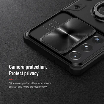 Samsung Galaxy S21 Ultra Atveju Nillkin Camshield Šarvai Atveju, vaizdo Kameros Apsauginė Galinio Dangtelio Atveju 