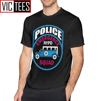 Vyrai Nypd T Shirts NYPD PAGALBOS BŪRYS POLICIJOS T-Shirt Spausdinti Marškinėliai, Vasaros Negabaritinių Juokinga, Medvilnės Mens Marškinėlius