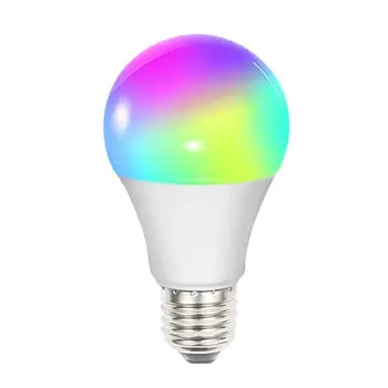 E27 85-265V Smart LED WiFi Lemputes, RGB 