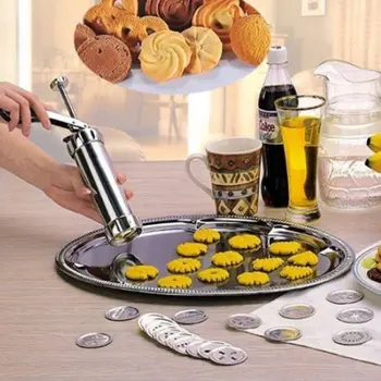 25pcs Slapukas Paspauskite Priėmimo Ginklų Rinkinys Cookie, Paspauskite Sausainiai Torto Formą Maker Mašina Desertas Apdaila, Virtuvė Kepimo Įrankiai