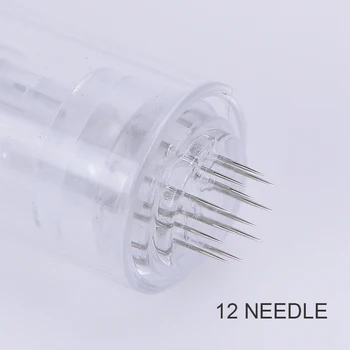 10vnt Mikro adatų Varžtas Kasetės Pakeitimo Mikro-needling Pen 12 pin / 24 pin /36 pin / nano / 3D Adatos Kasetės