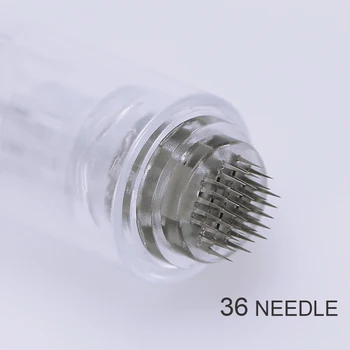10vnt Mikro adatų Varžtas Kasetės Pakeitimo Mikro-needling Pen 12 pin / 24 pin /36 pin / nano / 3D Adatos Kasetės