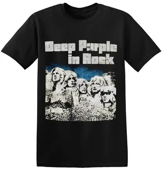 Deep Purple T Shirt Cool Seni Grupės Juoda Vintage Classic Rock Band Tees 1-A-077 O-Kaklo Paauglių T-Shirts