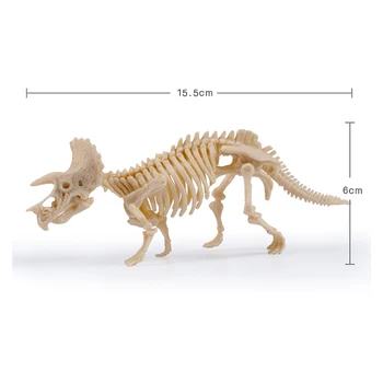 Dinozaurų Kasimo Rinkinys Modeliavimas Archeologijos Atkasti Fosilijos Žaislas Modelio Vaikų Mokymąsi, Švietimo Žaislas Triceratopsas