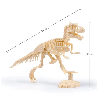 Dinozaurų Kasimo Rinkinys Modeliavimas Archeologijos Atkasti Fosilijos Žaislas Modelio Vaikų Mokymąsi, Švietimo Žaislas Triceratopsas
