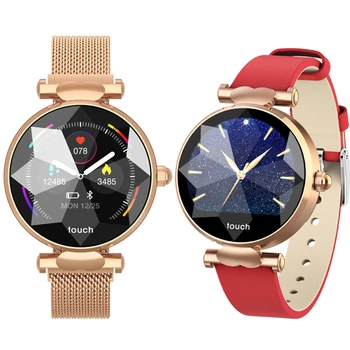 2019 B80 Moterų Smart Žiūrėti reloj inteligente Širdies ritmo Monitorius Fitness Tracker Lady Smartwatch 