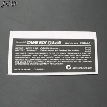 JCD už GBC Riboto Tiražo Geltona Mėlyna Būsto Korpuso Dangtelį Atveju Pakeisti Gameboy Spalva w/ Gumos Padas Atsuktuvas