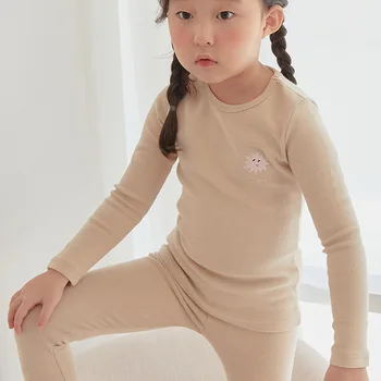 Vaikai T Shirts 2020 Nauja Rudens Žiemos RJ Prekės Berniukams, Mergaitėms ilgomis Rankovėmis vatos Pagaliukai T Marškinėliai Baby Vaikų Mados Homewear Drabužiai