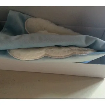 DUNXDECO Pagalvėlė Padengti Dekoratyvinės Pagalvės užvalkalą Cojines Prašmatnus 3D Blue Velvet Cloud Coussin Vaikas Mergina, Kambaryje Sofa-lova, Kėdės Apdaila