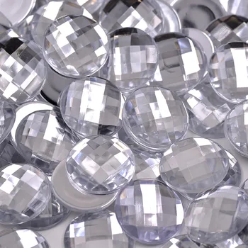 12mm 17 Spalva Crystal Butas Atgal Cirkonio priklijuoti Ant Kristalo Masės Apvalios Formos Ne Siuvimo Akmenys Akrilo Brangakmenių Drabužius Amatai