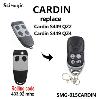 SMG-015 už Cardin S449 QZ2 QZ4 garažas nuotolinio 433mhz geležinkelių kodas / SMG-002 už Cardin S476-TX2,S476-TX4 fiksuotojo kodas siųstuvas