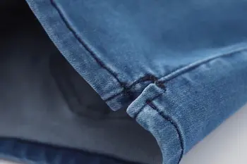 Vasaros 2018 moterų didelio elastingumo džinsinio karšto šortai moteriška džinsai atsitiktinis šortai Aukštos juosmens Padalinti Hem džinsinio šortai moterims