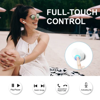 [Naujausia Versija] Myinnov TWS i9x Aukštos Kokybės Touch control Belaidis sporto laisvų rankų įranga 