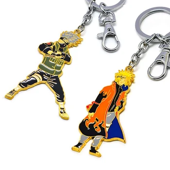 2020 Klasikinis Naruto Keychain Sasuke Itachi Kakashi Dvipusis Akrilo Key Chain Pakabukas Anime Priedai Animacinių Filmų Raktų Žiedas
