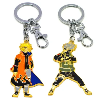2020 Klasikinis Naruto Keychain Sasuke Itachi Kakashi Dvipusis Akrilo Key Chain Pakabukas Anime Priedai Animacinių Filmų Raktų Žiedas