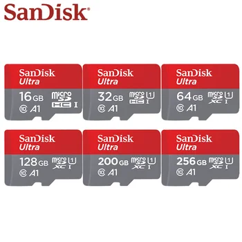 Sandisk TF Kortelę 200GB 256 GB 16GB Micro SD Kortelė 32GB C10 Mini 64GB Atminties Kortelės 128GB Flash Kortelės Didelės Spartos Mini Kompiuteris Dovana