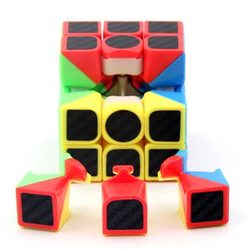 Originalus, Aukštos Kokybės MoYu MeiLong Anglies Pluošto Lipdukas 3x3x3 Magic Cube 3x3 Greičio Įspūdį Kalėdų Dovanų Idėjos Vaikams, Žaislai