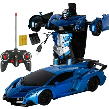 Automobilių Transformacijos Robotai Sporto Transporto Priemonės Modelio, Robotai Žaislai, Belaidžio Įkrovimo Kietas Deformacijos Automobilių Su Akumuliatorių Vaikams, Žaislai