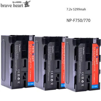 Naujas NP-F770 NP F770 NP-F750 NP F750 Skaitmeninis Baterija Sony CCD-RV100 RV200 SC5 SC6 SC55 SC65 TRV66 TRV67 DCM-M1 DCR-SC100 TR7