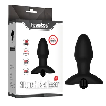 Lovetoy 10 Greičiu Silikoninis Vandeniui atsparus Prostatos Stud Butt Plug Analinio Sekso Žaislais Vyrams, Suaugusiųjų Sekso Žaislai Erotinis Sekso Produktai