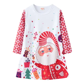 Kalėdų Mergaičių Suknelė Animacinių Filmų Vaikams, Suknelės Mergaitėms Santa Claus Princesė Dress Naujieji Metai Šalies Vaikų Cosplay Kostiumas