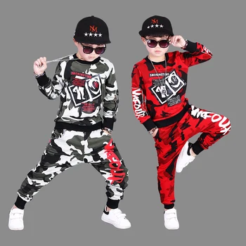 Hip-Hop Stiliaus 2020 M. Rudenį Naujų Atvykimo Berniukai, Sporto Drabužiai Tiktų Vaikų Megztinis Vyrų Vaikai Mados Spausdinimo Šokių Drabužius X344