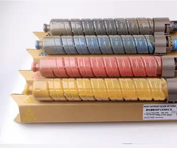 4pc/set naujos Suderinamos spalvos dažų kasetės MP C3500 kasetė ricoh MP C3500 MP C4500 lazerio kasetė kcmy