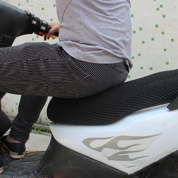 MOTOWOLF Motociklas Paspirtukas nuo Saulės Sėdynės Padengti 3D Saulės Įrodymas Kelią Motoroleris Saulės Trinkelėmis Šilumos Izoliacija Pagalvėlė Apsaugoti