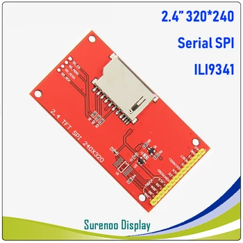 2.4 colių, 320*240 SPI Serijos TFT LCD Modulis Ekranas su lietimui Vairuotojo IC ILI9341 už MCU
