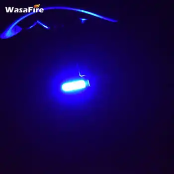 NAUJA Raudona Mėlyna Dviračiu Naktį Dviračių Galinis Žibintas Policijos LED užpakalinis žibintas USB Įkrovimo Dviračio galinio Žibinto Saugos Perspėjimo Lemputė 4 Režimai