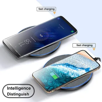 30W Greitas Belaidis Kroviklis Pad Samsung S20 S10 S9 Pastaba 9 10 20 Qi indukcijos Įkrauti iPhone 12 11 Pro XS Max XR X 8 Plius