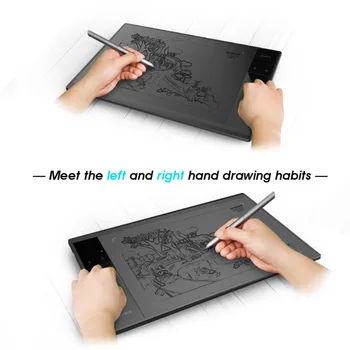 Anime Graphic Tablet Piešimo & Žaidžia OSU 10*6 Cm 5080DPI 250PPS Digital Pen Tablet su 8192 Lygių Baterijos-Pen Nemokamai