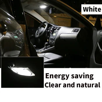 Už 2007-2018 2019 Nissan Qashqai J10 J11 Baltos spalvos automobilių reikmenys Canbus Klaidų, LED Interjero Šviesos Skaitymo Šviesos Rinkinys Žemėlapis Dome