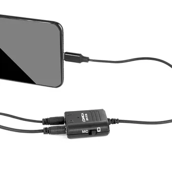 COMICA SPX-TC Daugiafunkcinis TRS TRRS 3.5 mm Mikrofoną prie USB C TIPO Garso Kabelis Adapteris, skirtas 