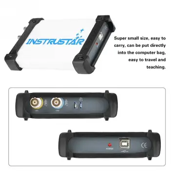 INSTRUSTAR ISDS205A 3 in 1 20MHz Skaitmeninis Oscilloscope Rinkinys PC USB Oscilloscope Spektro Analizatorius Duomenys Diktofonas Mesuring Įrankiai
