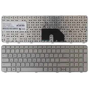 Naujas JAV Sidabro Nešiojamojo kompiuterio klaviatūra HP Compaq DV6-6000 DV6-6100 DV6-6200 DV6-6090 90.4RH07.L01 SG-48900-XUA