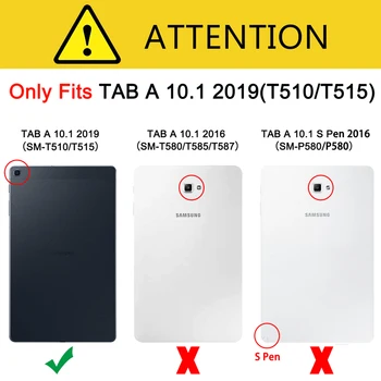 Grūdintas Stiklas Screen Protector for Samsung Galaxy Tab 10.1 2019 T510 T515 SM-T510 SM-T515 Tablet Apsauginės Stiklo Plėvelės