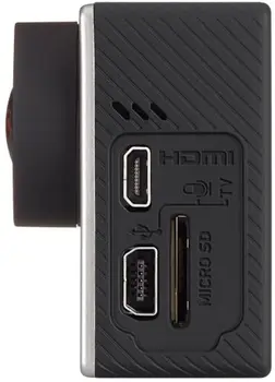 Originalą GoPro Hero4 Sidabro Veiksmų camera (Kamera + vandeniui atveju + baterija + USB įkrovimo kabelis)